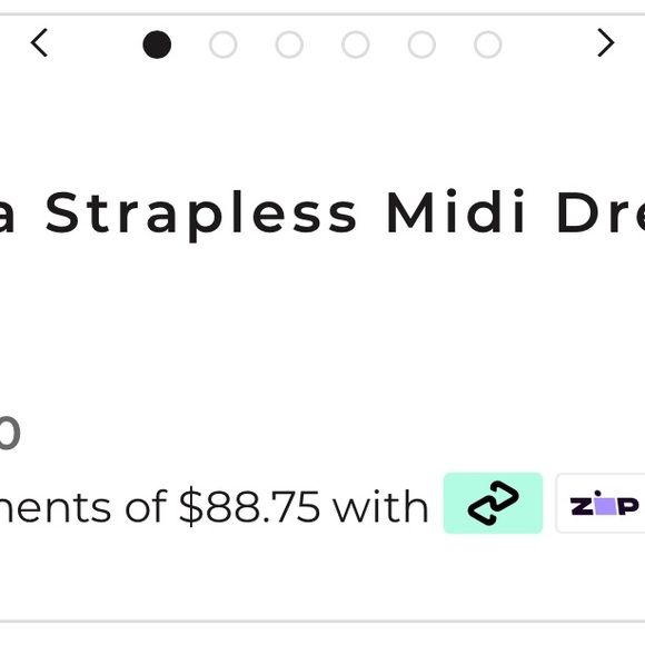 Brand new Elliatt rehearsal dinner bridal shower dress with size guide! - Picture 2 of 6